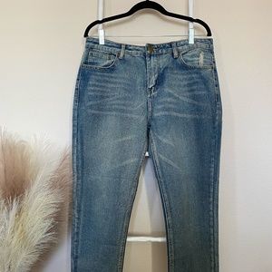 Boohooo Blue Jeans Size 10